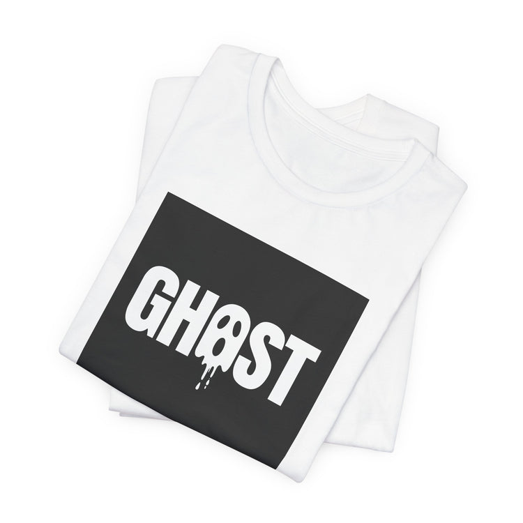 Dripping Ghost Face T-shirt in white – original NewGiftDay design