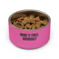 Wore It First Obviously Stainless Steel for Stylish Pets pet bowl – original NewGiftDay design, view 7