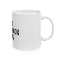Catchy Words Quick Laughs Funny mug – original NewGiftDay design, view 4