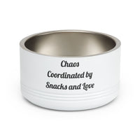 Chaos Coordinated by Snacks and Love Stainless Steel for Family Feedings pet bowl – original NewGiftDay design