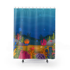 Deep Sea Coral Reef Shower Curtain Gift: Immersive Fantasy for Adventure Homes