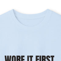 Wore It First Obviously DTG Printed for Layered Gift Style long sleeve tee – original NewGiftDay design, view 16