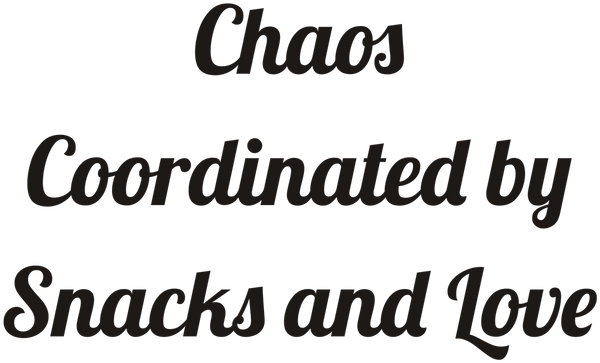 Chaos Coordinated by Snacks and Love Padded for Workday Carry – original NewGiftDay design artwork
