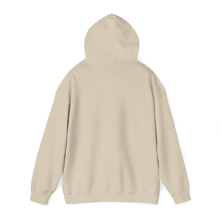 Bigfoot Christmas List™ Hooded sweatshirt in sand – original NewGiftDay design