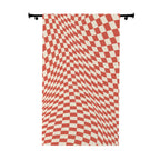 Checkerboard Sucker Vortex Blackout Window Curtain