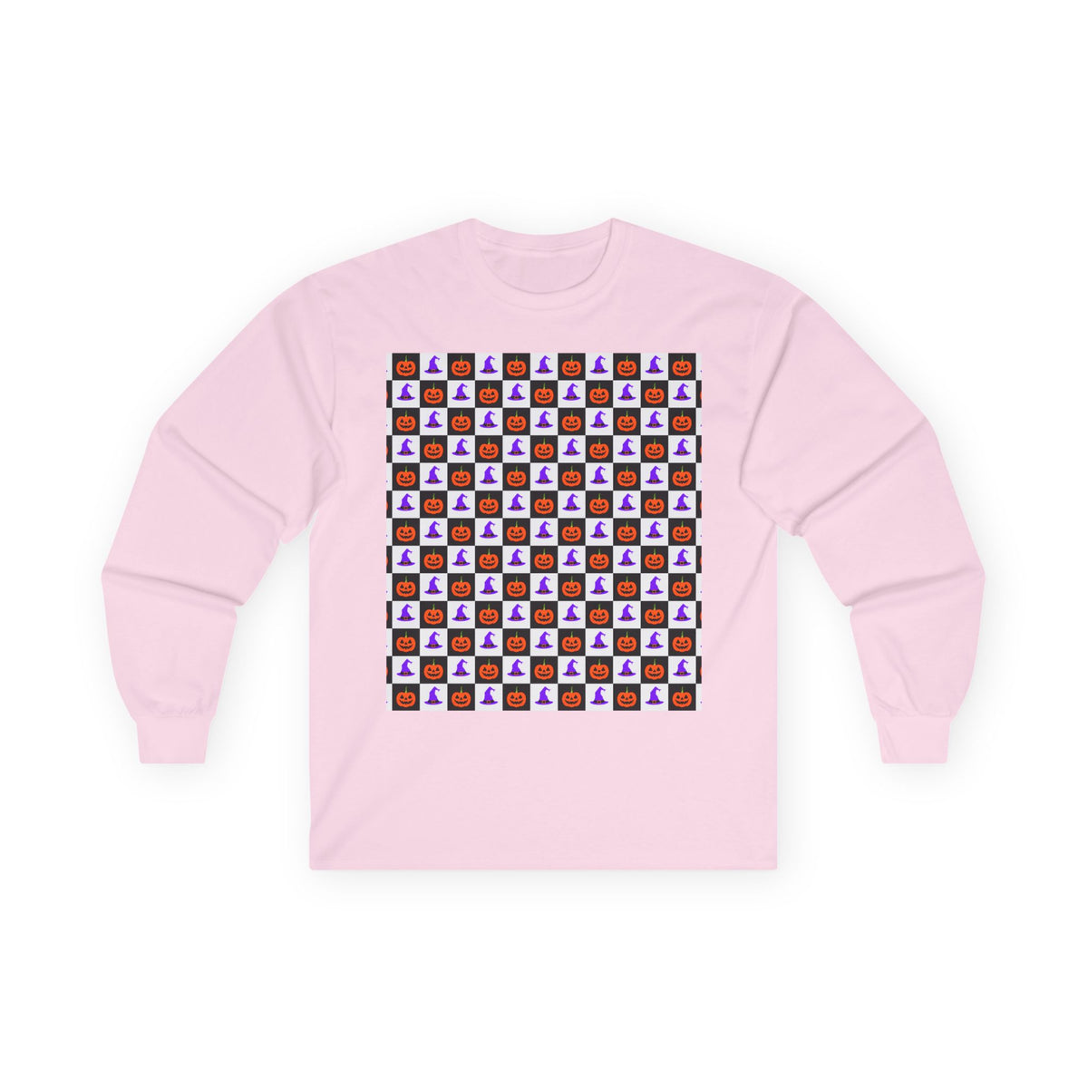 Jack-O'-Lantern Parade long sleeve tee – original NewGiftDay design, view 5