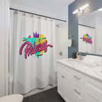 80s/90s Retro "Princess" Shower Curtain Gift: Vibrant Nostalgia for Funky Homes