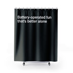 Battery-Operated Fun Shower Curtain
