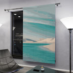Uncanny Valley Coastal Blackout Window Curtain