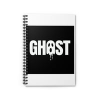 Spooky Ghost Lettering with Drippy O notebook – original NewGiftDay design
