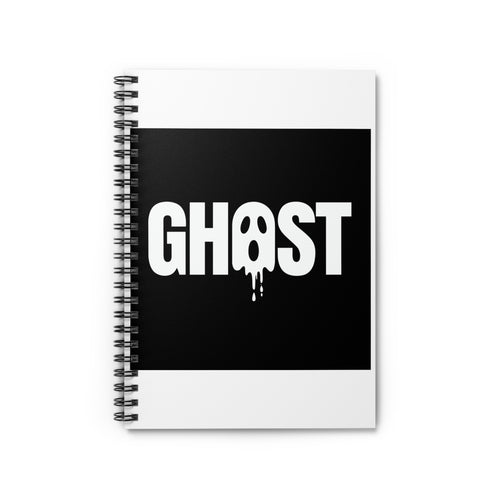 Bold Ghost Drip Halloween notebook – original NewGiftDay design