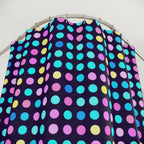 Disco Dot Grid Shower Curtain Gift: Maximalist Energy for Celebration Homes