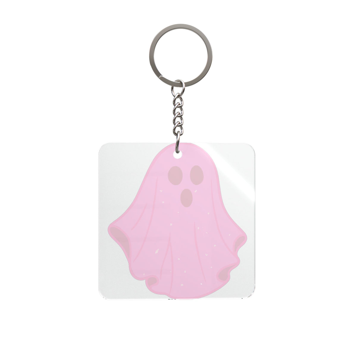 Pink Ghost Parade keychain – original NewGiftDay design, view 2