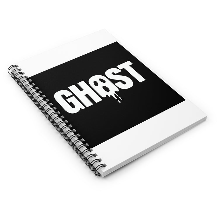 Bold Ghost Drip Halloween notebook – original NewGiftDay design, view 3