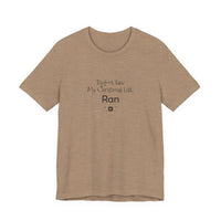 Bigfoot Christmas List T-shirt – original NewGiftDay design, view 24