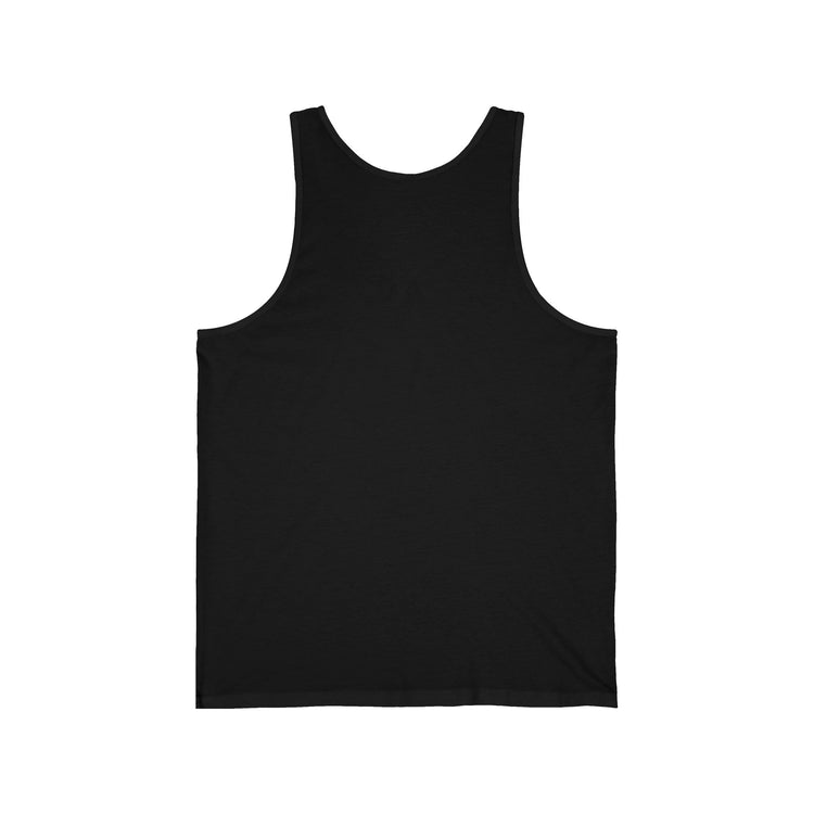 Bigfoot Christmas List Unisex Jersey Tank tank top in black – original NewGiftDay design