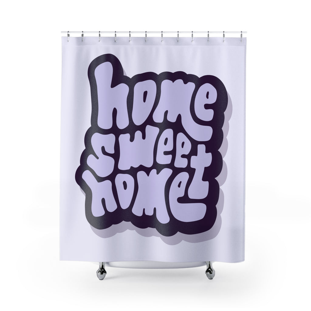 "Home Sweet Home" Slogan Shower Curtain Gift: Cozy Comfort for New Spaces