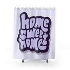 "Home Sweet Home" Slogan Shower Curtain Gift: Cozy Comfort for New Spaces