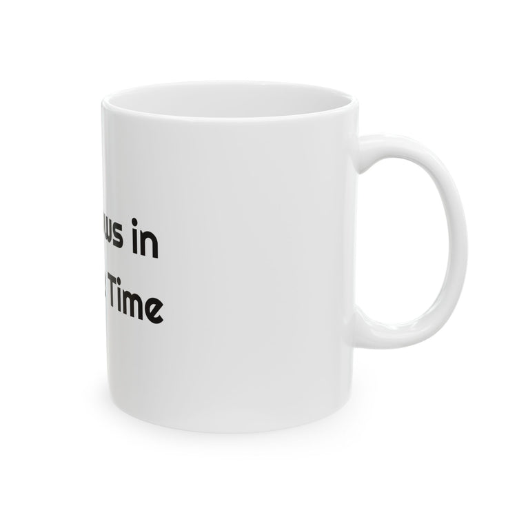Joy Grows in My Free Time mug – original NewGiftDay design, view 4
