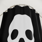 Classic Jolly Roger Skull & Crossbones Shower Curtain Gift: Pirate Flair for Adventurous Homes