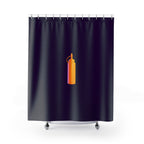 Minimalist Squeeze Bottle Shower Curtain Gift: Pop Art Edge for Foodie Homes