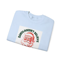 Santa Doesn't Believe in You Either sweatshirt – original NewGiftDay design, view 16