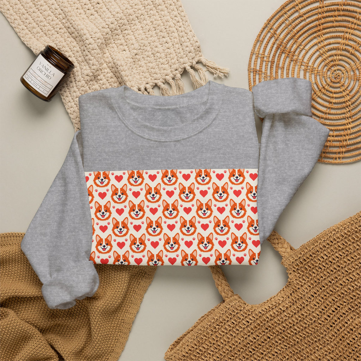 Corgi Hearts™ sweatshirt – original NewGiftDay design, view 14