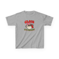 Claus With Confidence Kids Heavy Cotton™ kids tee – original NewGiftDay design, view 2
