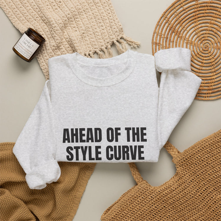 Ahead of the Style Curve Chic sweatshirt in ash – original NewGiftDay design