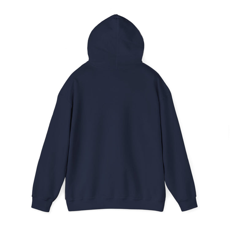 Bigfoot Christmas List™ Hooded sweatshirt in navy – original NewGiftDay design