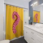 Bold Octopus Tentacle Shower Curtain Gift: Modern Ocean Art for Vibrant Homes