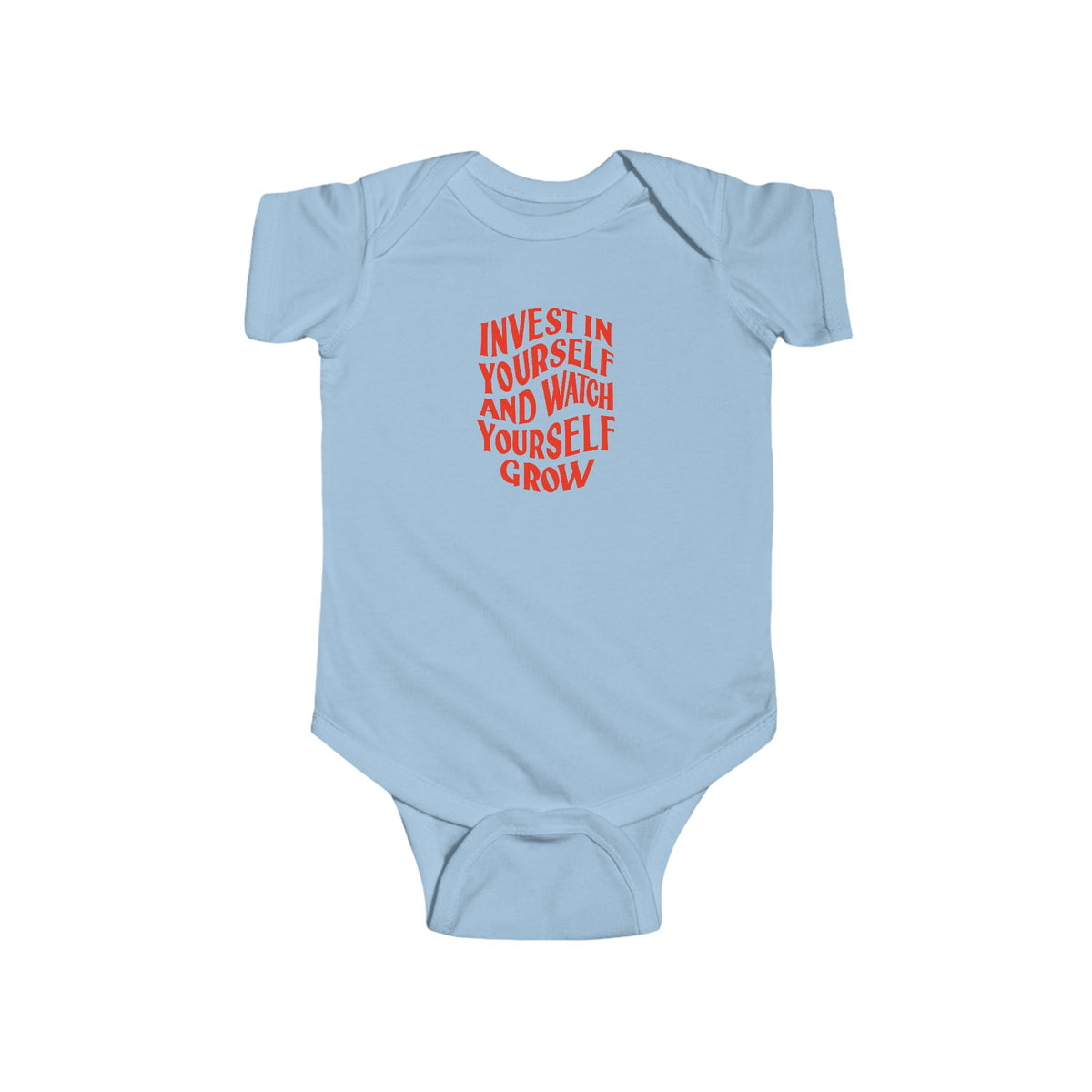 Grow Yourself baby bodysuit – original NewGiftDay design, view 3