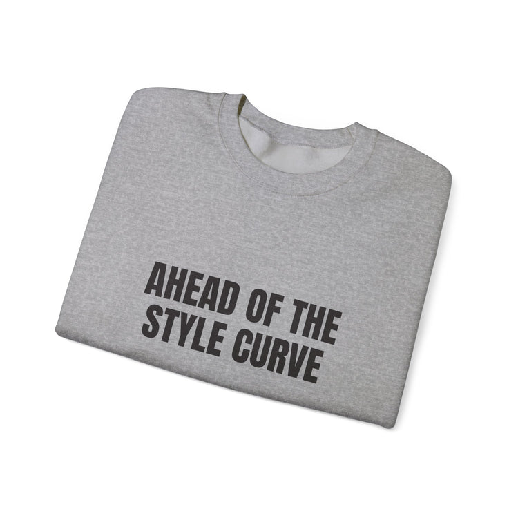Ahead of the Style Curve Chic sweatshirt in sport-grey – original NewGiftDay design