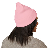 Pink Ghost Parade Classic Cuffed (Embroidery) beanie – original NewGiftDay design, view 9