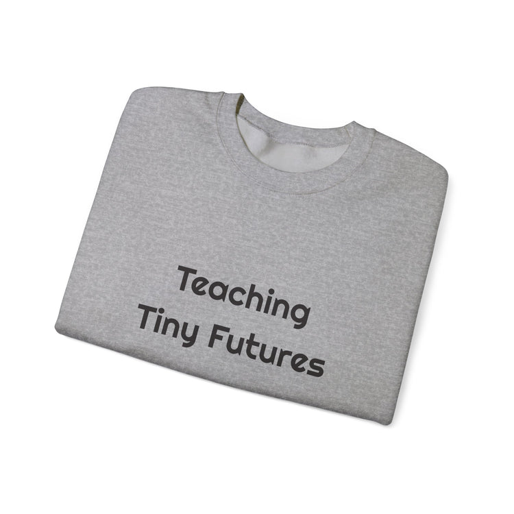Teaching Tiny Futures sweatshirt in sport-grey – original NewGiftDay design