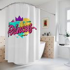80s/90s Retro "Princess" Shower Curtain Gift: Vibrant Nostalgia for Funky Homes