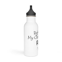 Bigfoot Christmas List water bottle – original NewGiftDay design, view 2