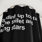 Bathroom Stars Toilet Floater Shower Curtain