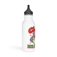 Claus With Confidence water bottle – original NewGiftDay design, view 2