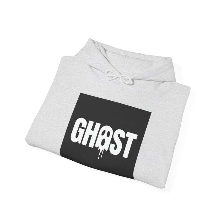 Dripping Ghost Face hoodie in ash – original NewGiftDay design