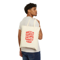 Grow Yourself tote bag – original NewGiftDay design, view 3