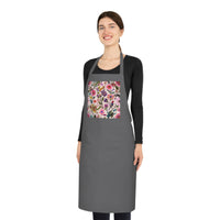 Blush Bird Garden Printed Cotton Kitchen Bloom Style apron – original NewGiftDay design, view 3