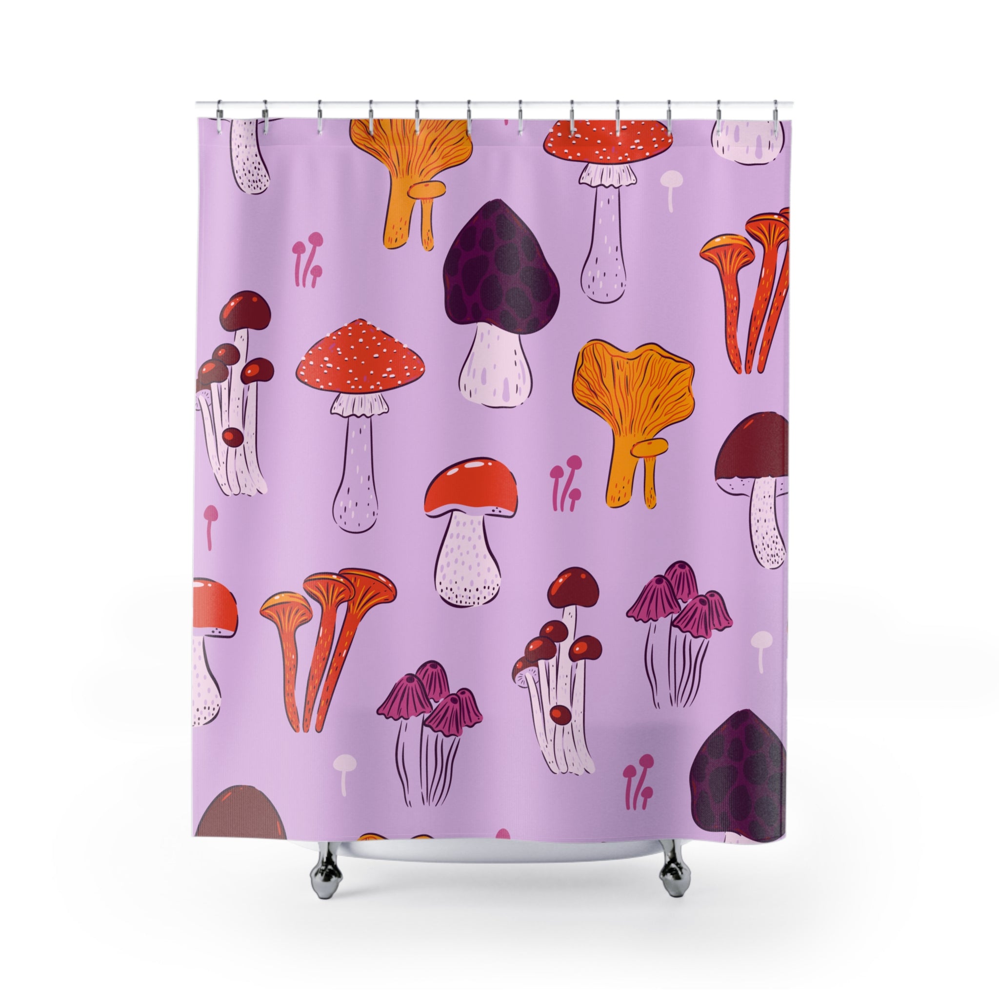 Whimsical Mushroom Forest Shower Curtain Gift: Enchanted Nature for Cozy Homes