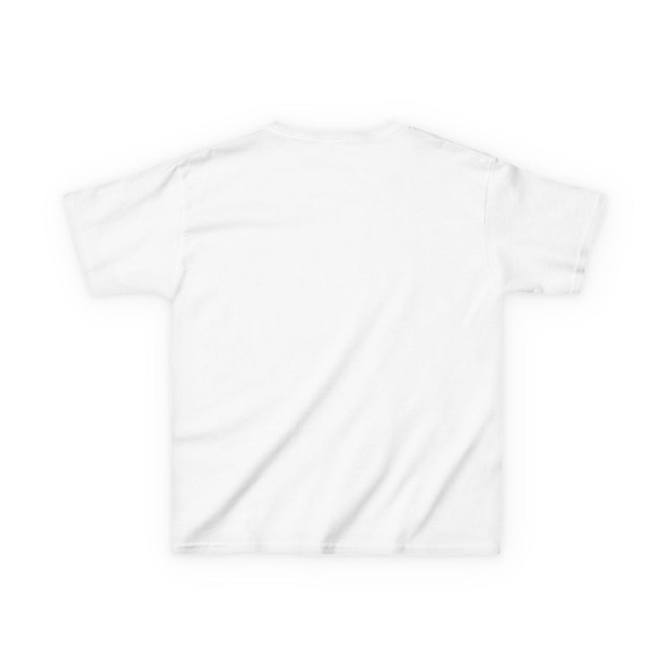 Dripping Ghost Face kids tee in white – original NewGiftDay design