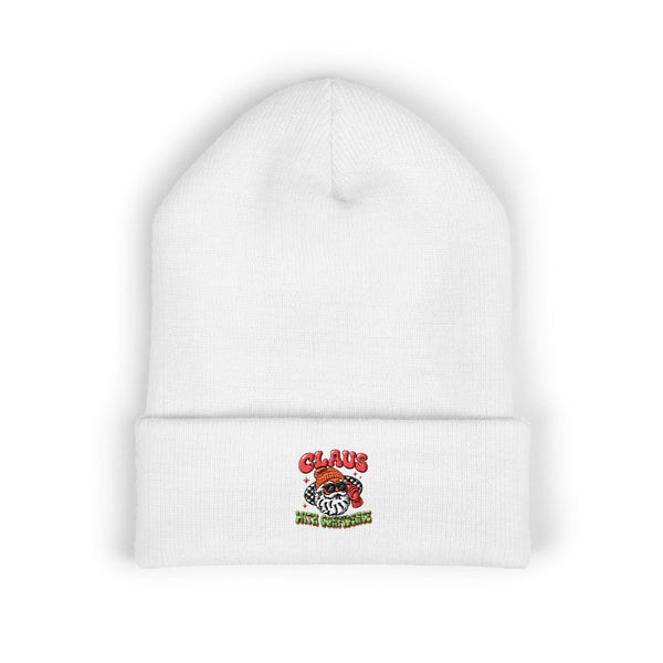 Claus With Confidence Classic Cuffed Beanie (Embroidery) design