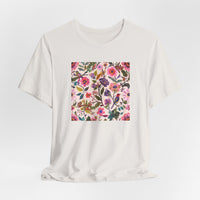 Blush Bird Garden DTG Printed for Spring Smiles T-shirt – original NewGiftDay design, view 24