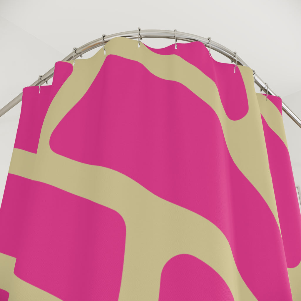 Pink Concha Mexican Bread Shower Curtain Gift: Sweet Cultural Pop for Vibrant Homes