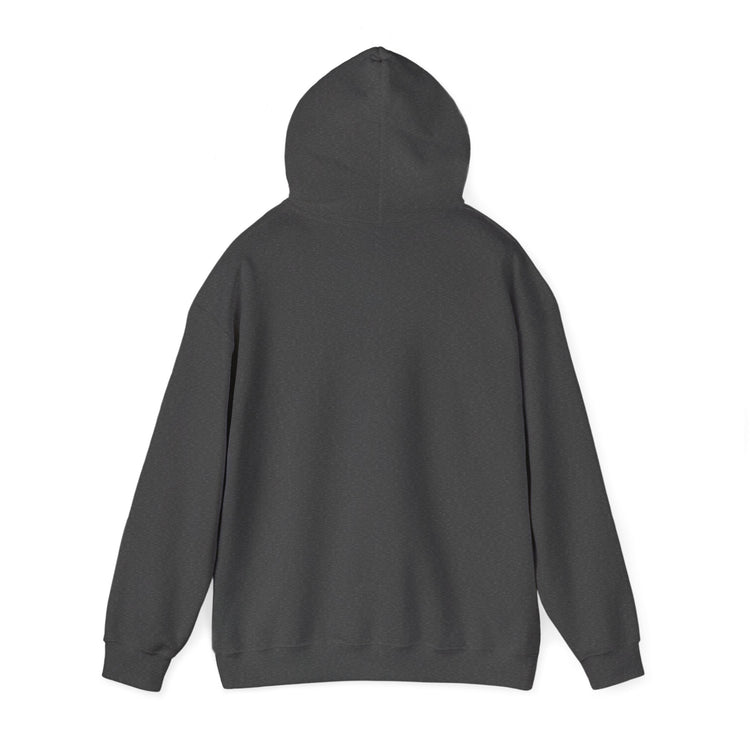 Bigfoot Christmas List™ Hooded sweatshirt in dark-heather – original NewGiftDay design