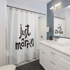 Groovy Wavy Stripe Shower Curtain Gift: Rhythmic Warmth for Retro Retreats