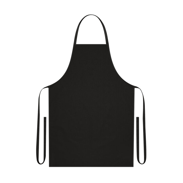 Bigfoot Christmas List apron in black – original NewGiftDay design